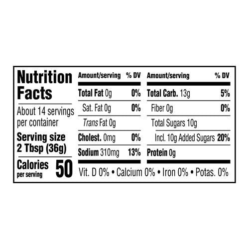 Kraft Original Slow-Simmered Bbq Barbecue Sauce (18 Oz Bottle)