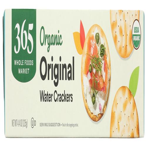 Whole Foods Market Organic Original Water Crackers, 4.4 Oz