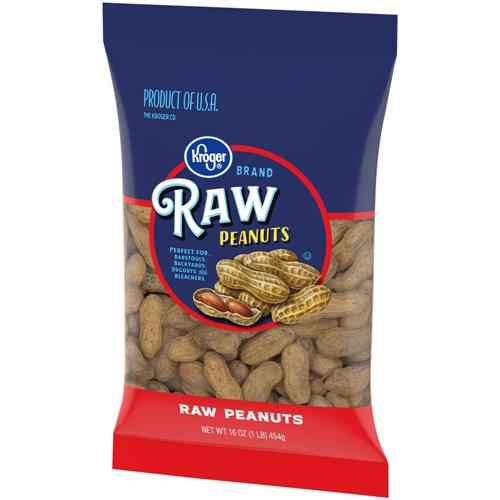 Kroger Raw Peanuts 16 oz