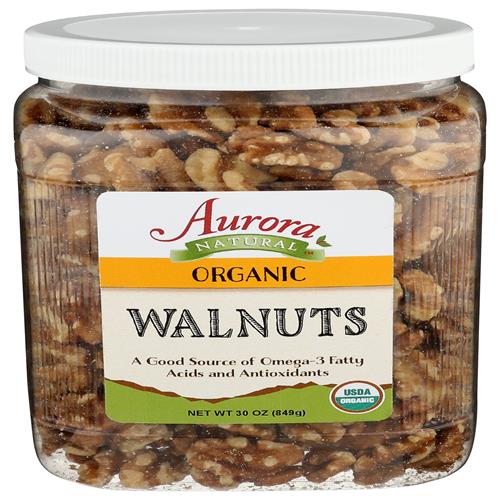 Aurora Products Organic Walnuts, 30 Oz