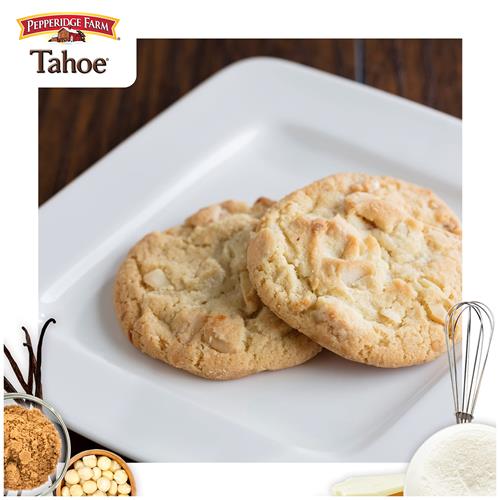 Pepperidge Farm Tahoe Crispy White Chocolate Macadamia Nut Cookies, 7.2 Oz Bag (8 Cookies)