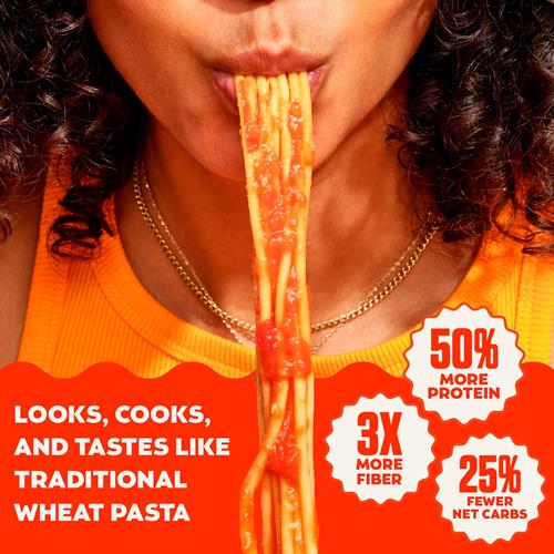 Banza Rigatoni Pasta From Chickpeas - Gluten Free, High Protein, And Lower Carb Protein Rigatoni Chickpea Pasta - 8Oz