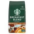 Starbucks Ground Coffee, Medium Roast Coffee, Breakfast Blend, 100% Arabica, 1 Bag (12 Oz)