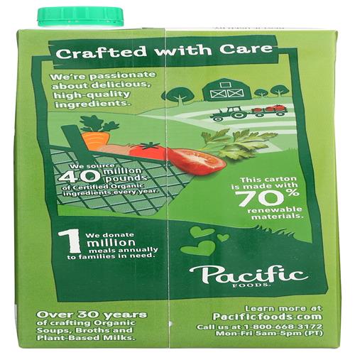 Pacific Foods Organic Low Sodium Vegetable Broth, 32 Oz