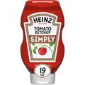 Heinz Simply Tomato Ketchup With No Artificial Sweeteners, 19 Oz Bottle