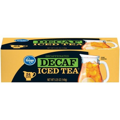 Kroger Decaf Iced Tea Bags 24 ct