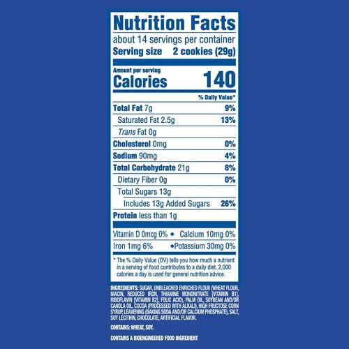 Oreo Double Stuf Chocolate Sandwich Cookies, 14.03 Oz