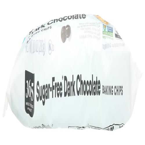 Whole Foods Market, Sugar Free Dark Chocolate Chips, 10 Ounce