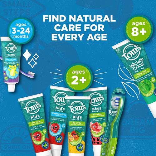 Toms Of Maine Natural Childrens Fluoride Toothpaste, Watermelon, 5.1 Oz