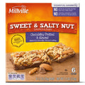 Millville Sweet and Salty Nut Chocolatey Pretzel and Almond Granola Bars, 6 count