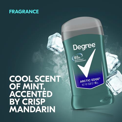 Degree Men Original Deodorant 48-Hour Odor Protection Arctic Edge Deodorant For Men 3 Oz