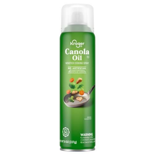 Kroger Canola Oil Cooking Spray 8 oz