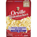 Orville Redenbachers Microwave Popcorn, Movie Theater Butter Flavor, 3.29 Oz., 3-Count