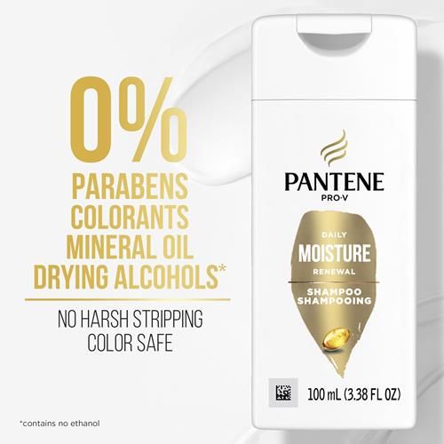 Pantene Pro-V Daily Moisture Renewal Shampoo, 3.38 Fl Oz