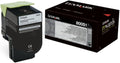 New, Pre-Owned - Lexmark 800S1 Standard Yield Black Toner Cartridge, 80C0S10