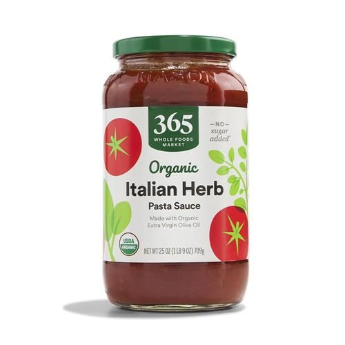 Whole Foods Market, Organic Italian Herb Pasta Sauce, 25 Oz