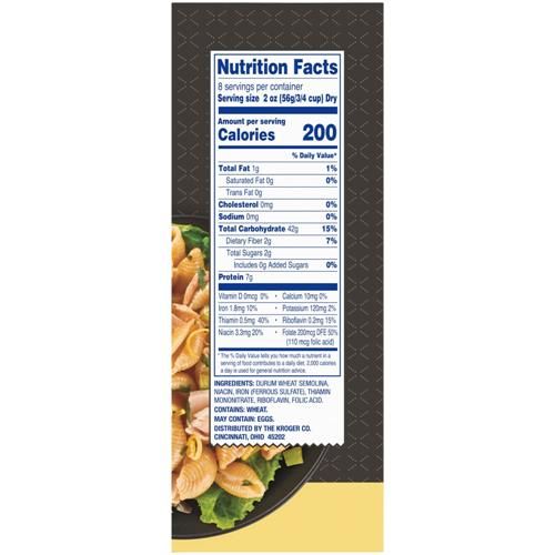 Kroger Salad Shells Pasta 16 oz