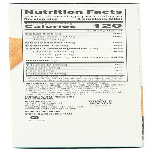 Whole Foods Market Graham Crackers, 14.4 Ounce