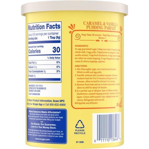Kroger Pure Corn Starch 16 oz
