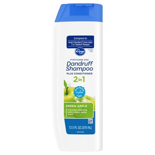 Kroger Green Apple 2 in 1 Dandruff Shampoo 12.5 fl oz