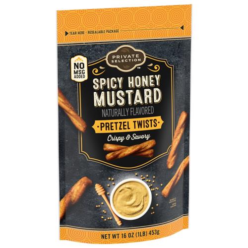 Private Selection Spicy Honey Mustard Pretzel Twists 16 oz