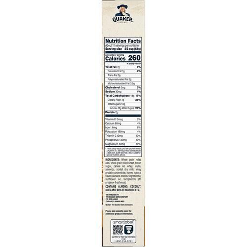 Quaker Simply Granola, Oats, Honey, & Almonds, 24.1Oz Box