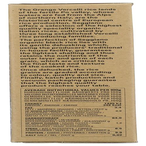 Seggiano Organic Black Nerone Rice, 17.6 Oz