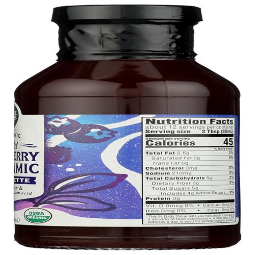 Whole Foods Market Organic Blueberry Balsamic Vinaigrette, 12 Fz