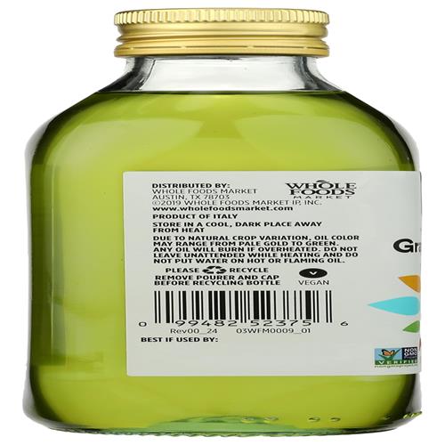 Whole Foods Market, Grapeseed Oil, 16.9 Fl Oz