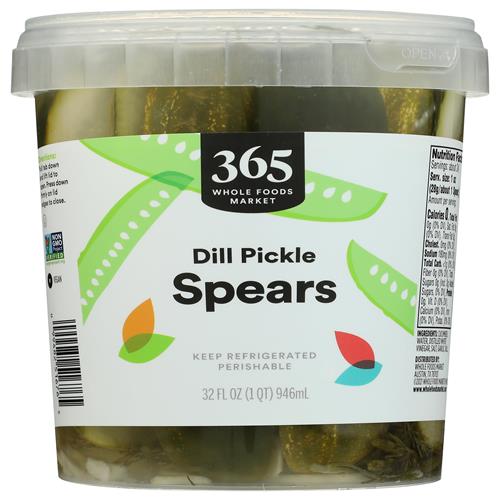 Whole Foods Market Dill Pickle Spears, 32 Ounce