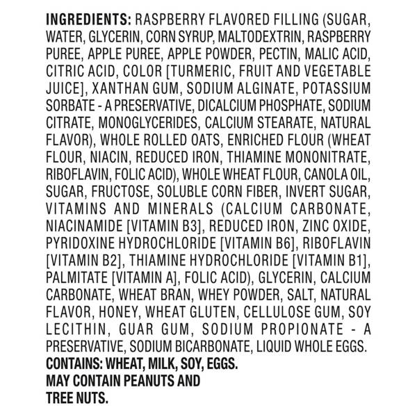 Millville Raspberry Fruit and Grain Cereal Bars, 8 count