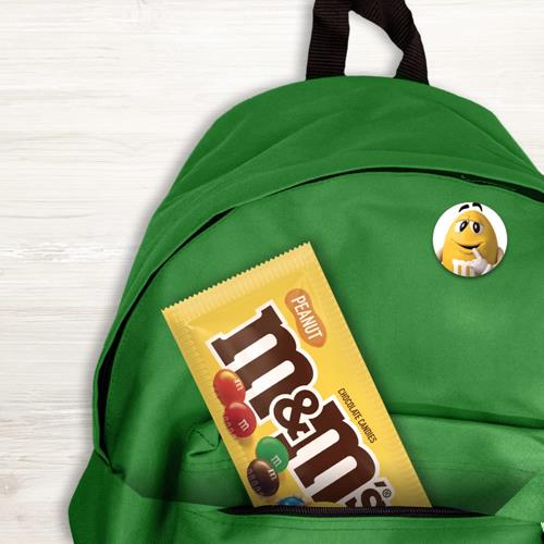 M&Ms, Peanut Chocolate, 1.74 Oz