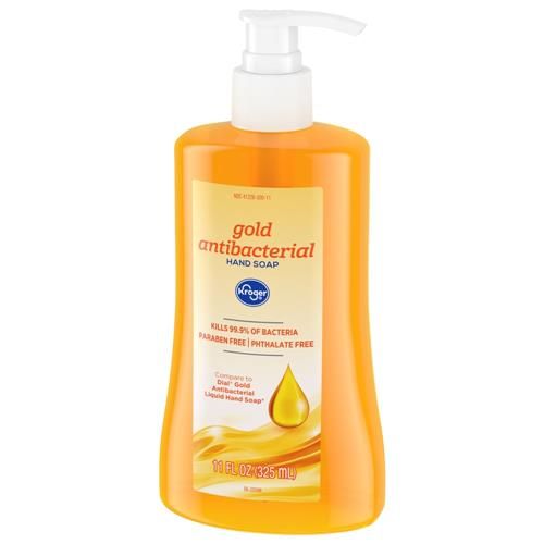 Kroger Gold Antibacterial Liquid Hand Soap 11 fl oz