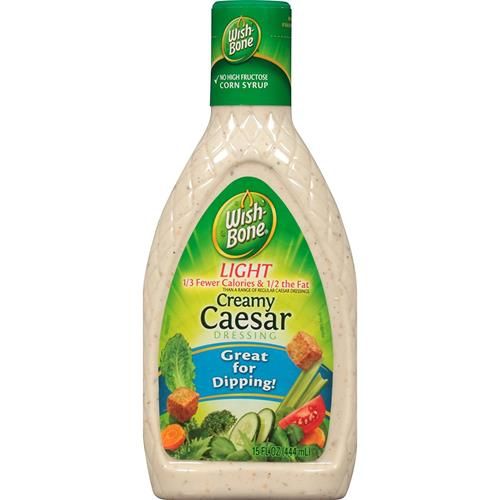 Wish-Bone Light Creamy Caesar Dressing, 15 Fl Oz