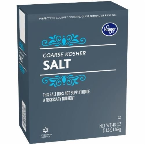 Kroger Coarse Kosher Salt 48 oz