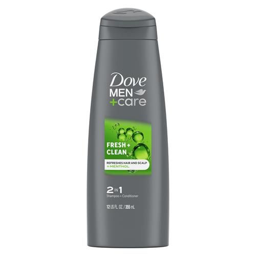 Dove Men+Care Fortifying 2 In 1 Shampoo And Conditioner For Normal To Oily Hair Fresh And Clean With Caffeine Helps Strengthen And Nourish Hair 12 Oz