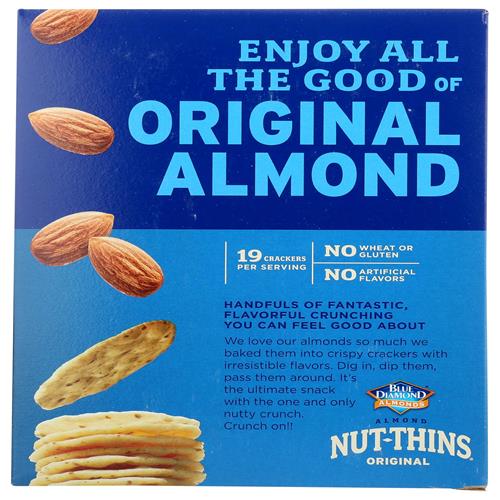 Blue Diamond Almond Nut-Thins, Nut And Rice Cracker -- 4.25