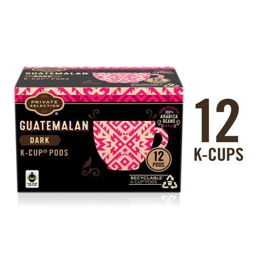 Private Selection Guatemalan Blend Dark Roast Coffee Pods 12 ct