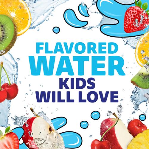 Capri Sun Roarin Waters Fruit Punch, Strawberry Kiwi & Tropical Punch Flavored With Other Natural Flavor Water Beverage, 30 Ct Box, 6 Fl Oz Drink Pouches