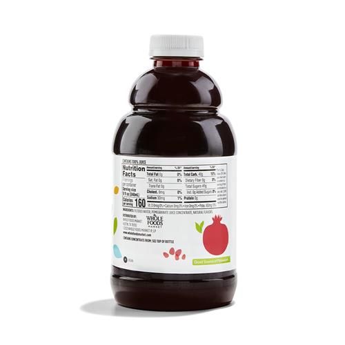 Whole Foods Market, 100% Juice, Pomegranate, 32 Fl Oz