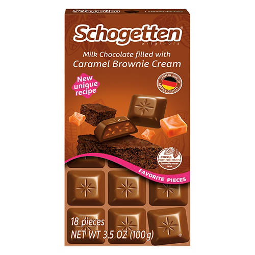Schogetten Caramel Brownie, 3.5 oz