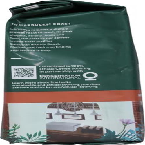 Starbucks Ground Coffee, Medium Roast Coffee, Pike Place Roast, 100% Arabica, 1 Bag (12 Oz)