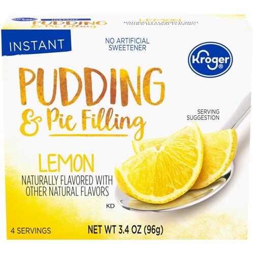 Kroger Lemon Pudding & Pie Filling 3.4 oz