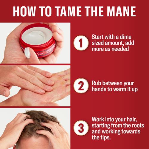 Old Spice Stay-In-Place Hair Styling Putty For Men, High Hold With Very Low Shine, 2.22 Oz