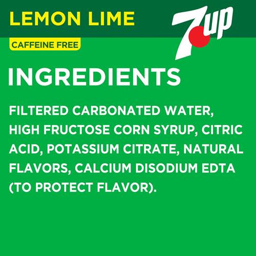 7Up Lemon Lime Soda, 12 Fl Oz Cans, 12 Pack