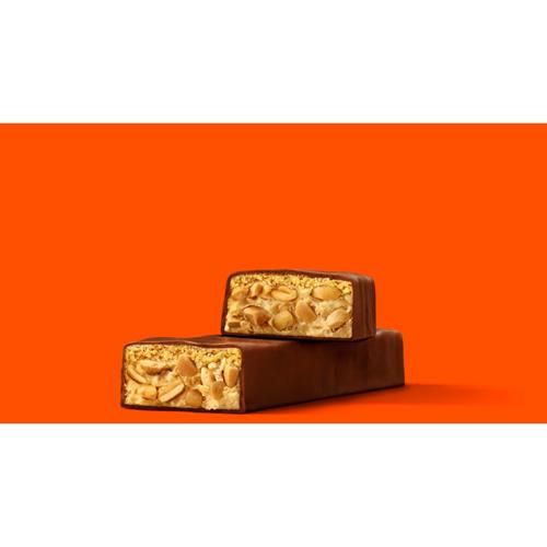 Reeses Crunchy Peanut Peanut Butter And Peanuts King Size, Candy Bar, 3.2 Oz
