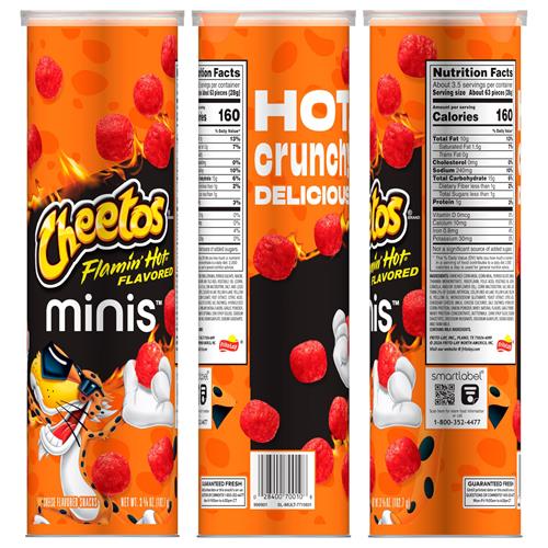 Minis Cheetos Canister - Flamin Hot Bites