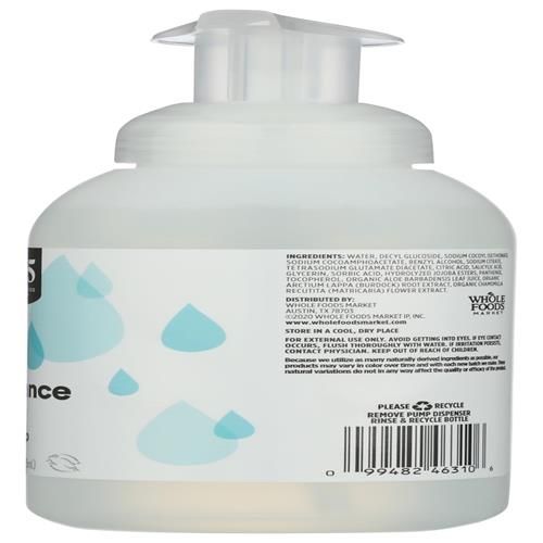 Whole Foods Market, Foaming Hand Soap, Fragrance Free, 12 Fl Oz