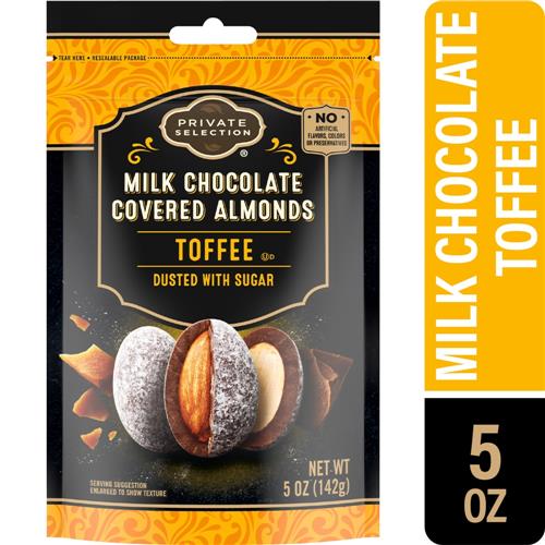 Private Selection Milk Chocolate Toffee Almonds 5 oz