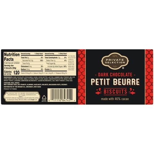 Private Selection Dark Chocolate Petit Beurre Biscuits 5.29 oz